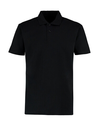 Kustom Kit Men`s Regular Fit Workforce Polo, Black, 5XL bedrucken, Art.-Nr. 524111018