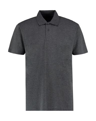 Kustom Kit Men`s Regular Fit Workforce Polo, Dark Grey Marl, S bedrucken, Art.-Nr. 524111171