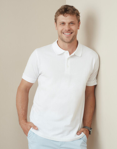 Stedman Lux Polo Men, White, L bedrucken, Art.-Nr. 525050005