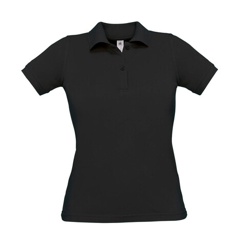 B & C Safran Pure/women Polo, Black, L bedrucken, Art.-Nr. 526421015 B & C Safran Pure/women Polo, Black, L bedrucken, Art.-Nr. 526421015
