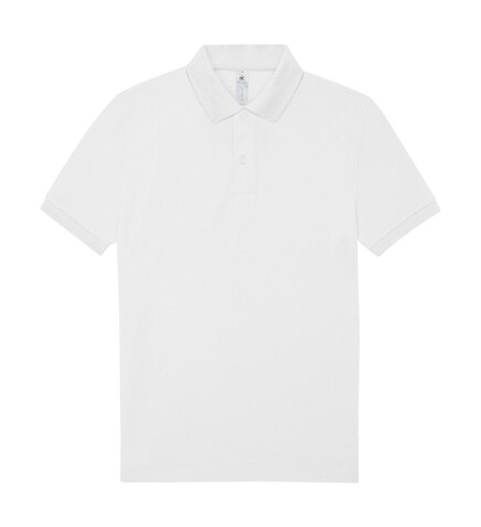 B &amp; C My Polo 180, White, XL bedrucken, Art.-Nr. 527420005