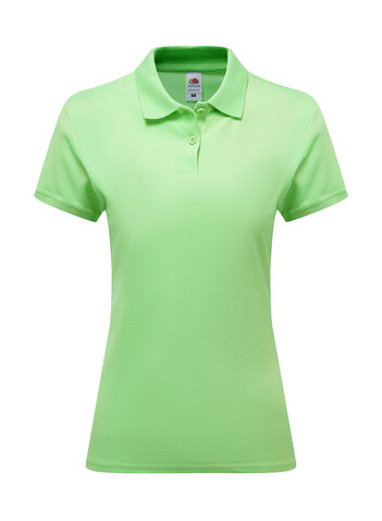 Fruit of the Loom Ladies` Premium Polo, Neomint, XS (8) bedrucken, Art.-Nr. 528015132