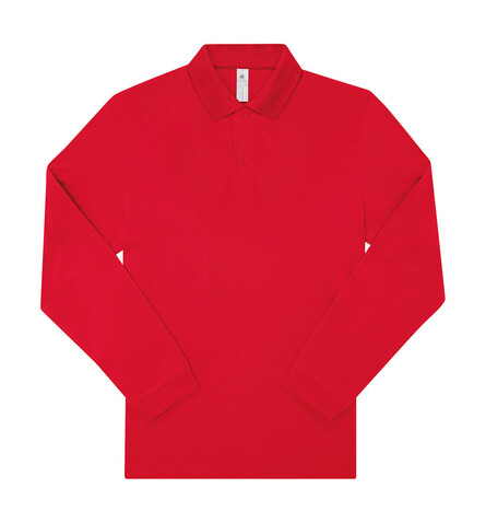 B &amp; C My Polo 180 LSL, Red, 3XL bedrucken, Art.-Nr. 528424007