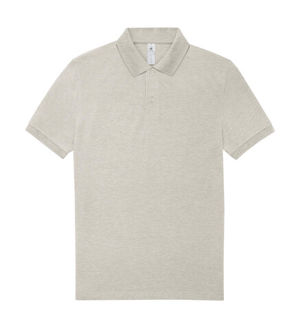 B &amp; C My Polo 210, Heather Grey Fog, L bedrucken, Art.-Nr. 529421094