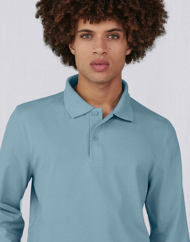 B &amp; C My Polo 210 LSL, White, 3XL bedrucken, Art.-Nr. 530420007