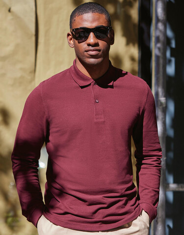 B &amp; C My Polo 210 LSL, Sport Grey, 5XL bedrucken, Art.-Nr. 530421259