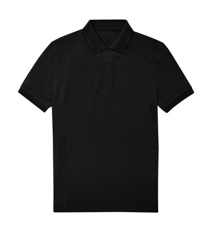 B &amp; C My Eco Polo 65/35, Black, 4XL bedrucken, Art.-Nr. 531421018