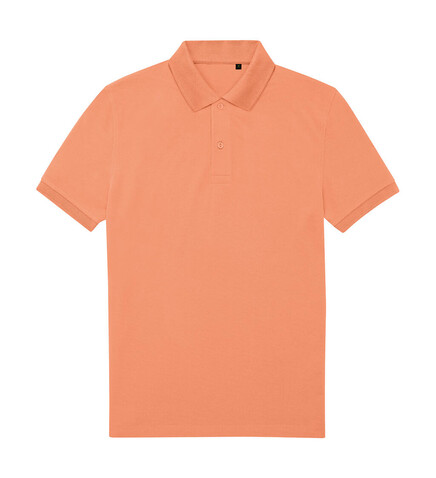 B &amp; C My Eco Polo 65/35, Melon Orange, 2XL bedrucken, Art.-Nr. 531424406