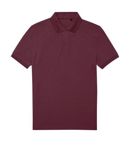 B &amp; C My Eco Polo 65/35, Burgundy, L bedrucken, Art.-Nr. 531424484