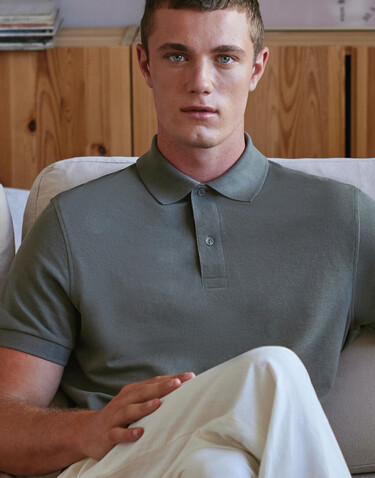 B &amp; C My Eco Polo 65/35, Melon Orange, 2XL bedrucken, Art.-Nr. 531424406
