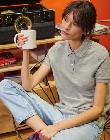 B &amp; C My Polo 180 /Women, White, XS bedrucken, Art.-Nr. 532420002