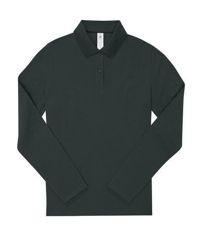 B &amp; C My Polo 180 LSL /Women, Dark Forest, 2XL bedrucken, Art.-Nr. 533425427