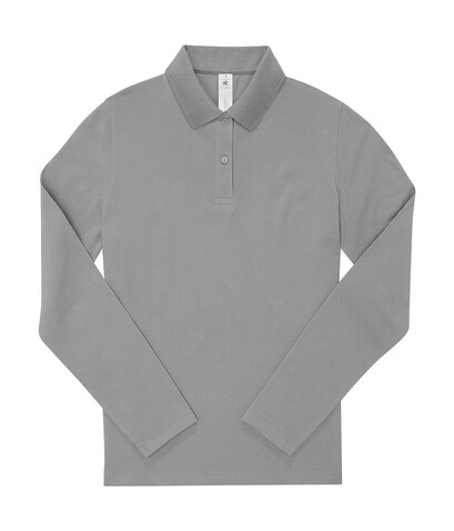 B &amp; C My Polo 210 LSL /Women, Sport Grey, M bedrucken, Art.-Nr. 535421254