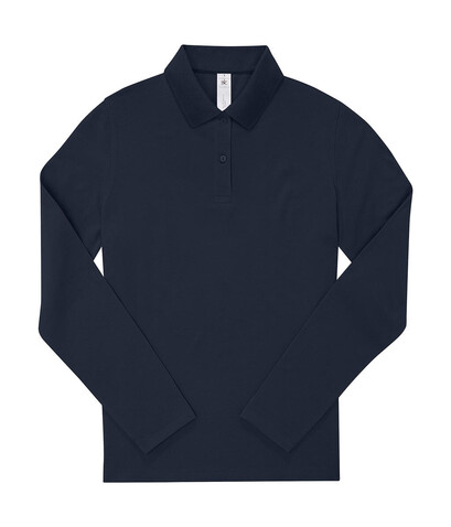 B &amp; C My Polo 210 LSL /Women, Navy, 3XL bedrucken, Art.-Nr. 535422008