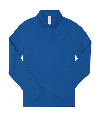 B &amp; C My Polo 210 LSL /Women, Royal Blue, S bedrucken, Art.-Nr. 535423003