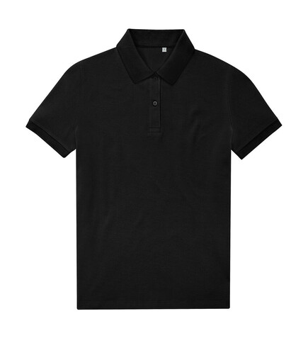 B &amp; C My Eco Polo 65/35 /Women, Black, M bedrucken, Art.-Nr. 536421014