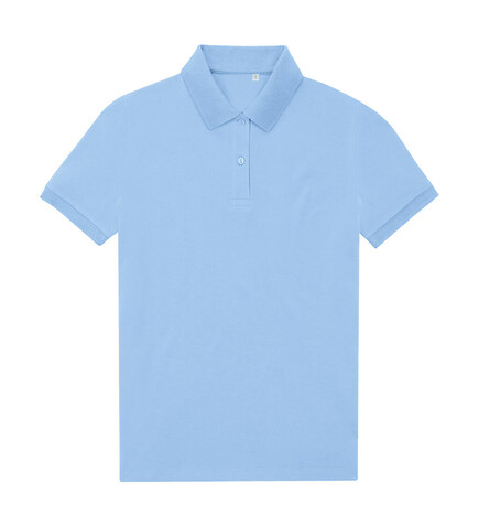 B &amp; C My Eco Polo 65/35 /Women, Lotus Blue, S bedrucken, Art.-Nr. 536423043