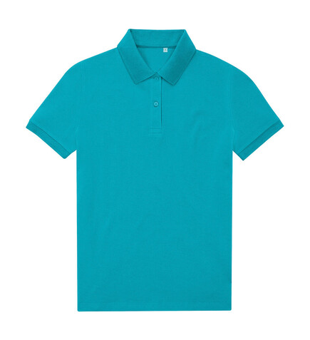 B & C My Eco Polo 65/35 /Women, Pop Turquoise, M bedrucken, Art.-Nr. 536425474 B & C My Eco Polo 65/35 /Women, Pop Turquoise, M bedrucken, Art.-Nr. 536425474