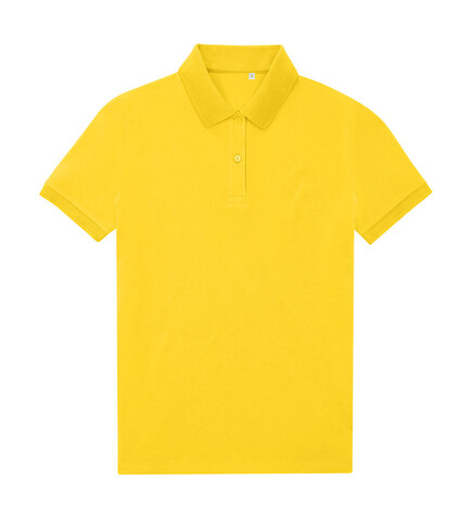 B &amp; C My Eco Polo 65/35 /Women, Pop Yellow, XS bedrucken, Art.-Nr. 536426052