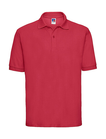 Russell Europe Men`s Classic Polycotton Polo, Classic Red, 2XL bedrucken, Art.-Nr. 539004017