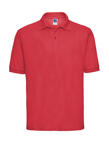 Russell Europe Men`s Classic Polycotton Polo, Bright Red, M bedrucken, Art.-Nr. 539004074
