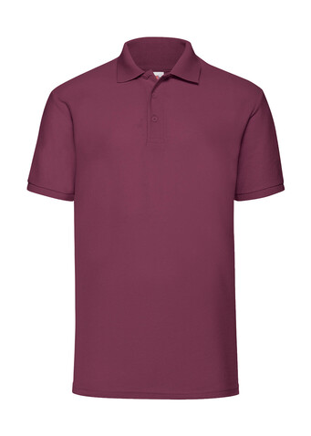 Fruit of the Loom 65/35 Polo, Burgundy, 3XL bedrucken, Art.-Nr. 539014488
