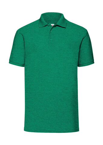 Fruit of the Loom 65/35 Polo, Heather Green, M bedrucken, Art.-Nr. 539015154