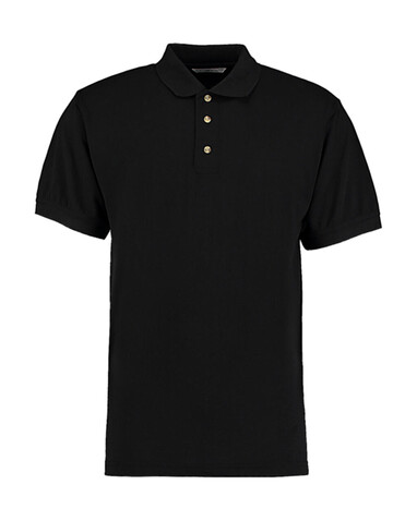 Kustom Kit Classic Fit Workwear Polo Superwash® 60º, Black, 4XL bedrucken, Art.-Nr. 539111019