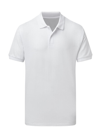 SG Poly Cotton Polo Men, White, 2XL bedrucken, Art.-Nr. 539520007