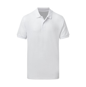 SG Poly Cotton Polo Men, White, 5XL bedrucken, Art.-Nr. 539520000