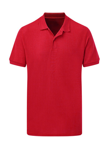 SG Poly Cotton Polo Men, Red, M bedrucken, Art.-Nr. 539524004