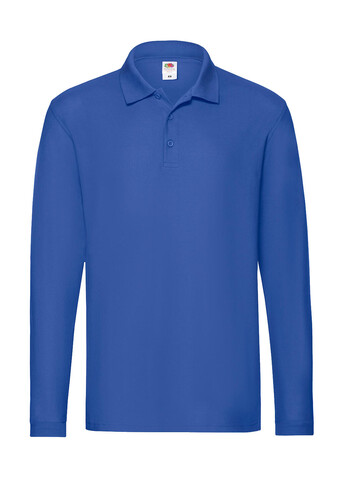 Fruit of the Loom Premium Long Sleeve Polo, Red, M bedrucken, Art.-Nr. 542014004 Fruit of the Loom Premium Long Sleeve Polo, Red, M bedrucken, Art.-Nr. 542014004