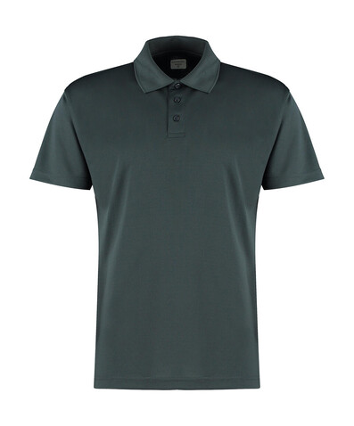 Kustom Kit Regular Fit Cooltex® Plus Micro Mesh Polo, Black, S bedrucken, Art.-Nr. 542111013