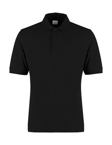 Kustom Kit Classic Fit Cotton Klassic Superwash® 60° Polo, Black, 2XL bedrucken, Art.-Nr. 543111017