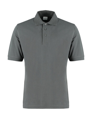 Kustom Kit Classic Fit Cotton Klassic Superwash® 60° Polo, Dark Grey, XS bedrucken, Art.-Nr. 543111282