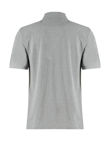 Kustom Kit Classic Fit Cotton Klassic Superwash® 60° Polo, Heather Grey Marl, XS bedrucken, Art.-Nr. 543111242