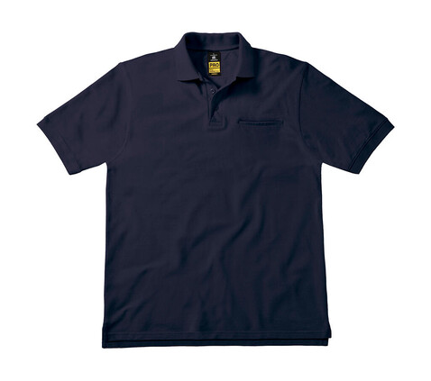 B & C Energy Pro Workwear Pocket Polo, Navy, S bedrucken, Art.-Nr. 543422003 B & C Energy Pro Workwear Pocket Polo, Navy, S bedrucken, Art.-Nr. 543422003
