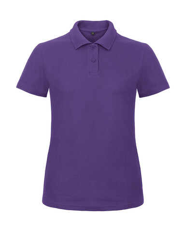 B & C ID.001 /women Piqué Polo Shirt, Purple, M bedrucken, Art.-Nr. 547423494 B & C ID.001 /women Piqué Polo Shirt, Purple, M bedrucken, Art.-Nr. 547423494