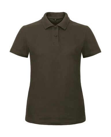 B &amp; C ID.001 /women Piqué Polo Shirt, Brown, S bedrucken, Art.-Nr. 547427003