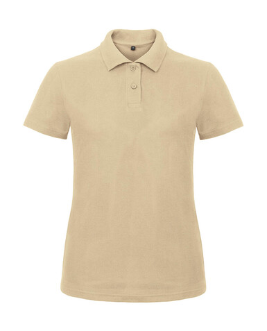 B &amp; C ID.001 /women Piqué Polo Shirt, Sand, M bedrucken, Art.-Nr. 547427414