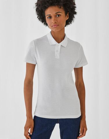B &amp; C ID.001 /women Piqué Polo Shirt, Anthracite, XS bedrucken, Art.-Nr. 547421402