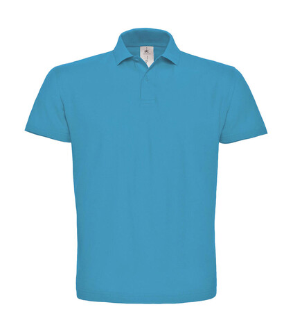 B &amp; C ID.001 Piqué Polo Shirt, Atoll, 2XL bedrucken, Art.-Nr. 548423147
