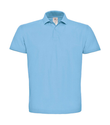 B & C ID.001 Piqué Polo Shirt, Light Blue, M bedrucken, Art.-Nr. 548423224 B & C ID.001 Piqué Polo Shirt, Light Blue, M bedrucken, Art.-Nr. 548423224