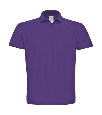 B &amp; C ID.001 Piqué Polo Shirt, Purple, 4XL bedrucken, Art.-Nr. 548423499