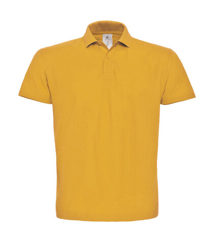B & C ID.001 Piqué Polo Shirt, Chili Gold, M bedrucken, Art.-Nr. 548426134 B & C ID.001 Piqué Polo Shirt, Chili Gold, M bedrucken, Art.-Nr. 548426134