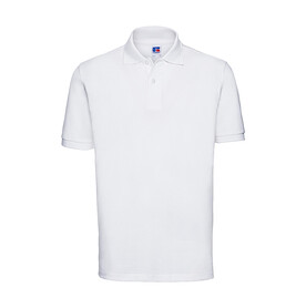 Russell Europe Men`s Classic Cotton Polo, White, XS bedrucken, Art.-Nr. 549000002