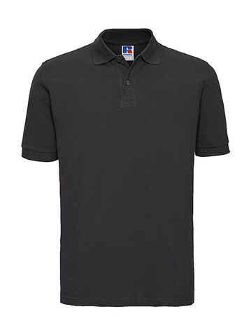 Russell Europe Men`s Classic Cotton Polo, Black, M bedrucken, Art.-Nr. 549001014