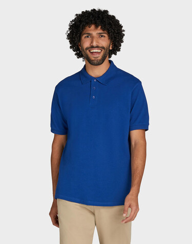 SG Cotton Polo Men, Sky, 3XL bedrucken, Art.-Nr. 549523208