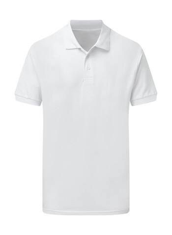 SG Cotton Polo Men, White, L bedrucken, Art.-Nr. 549520005