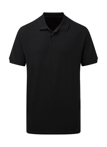 SG Cotton Polo Men, Black, M bedrucken, Art.-Nr. 549521014